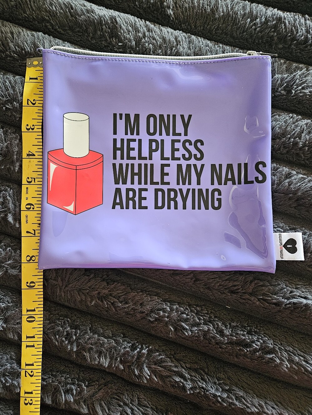 Breakups To Makeup Vinyl Cosmetic/Accessories Bag